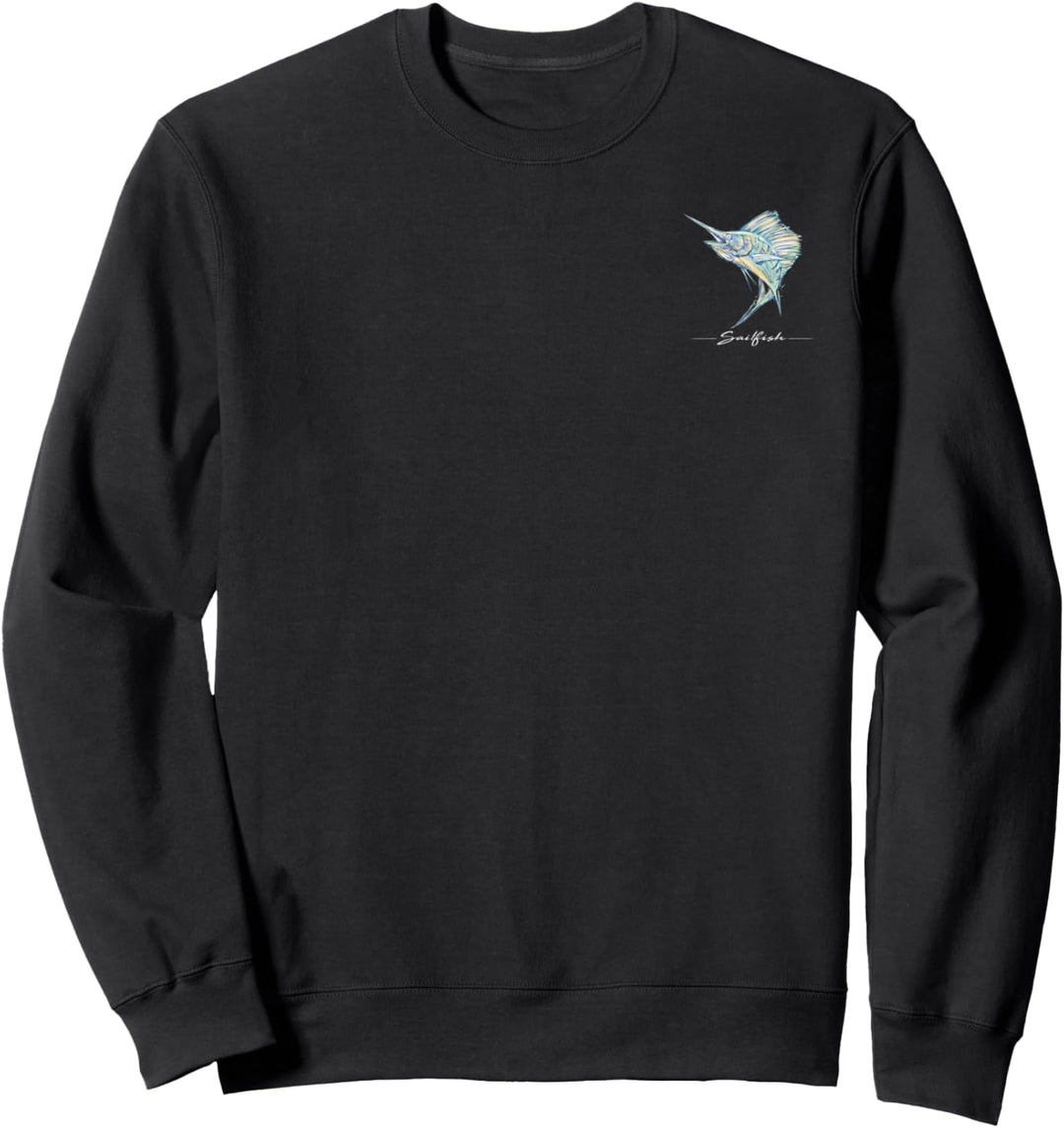 Marlin Sailfish Front and Back Sweatshirt