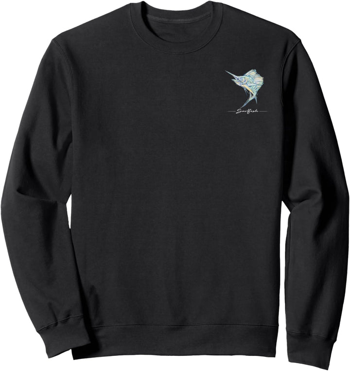 Marlin Sailfish Front and Back Sweatshirt