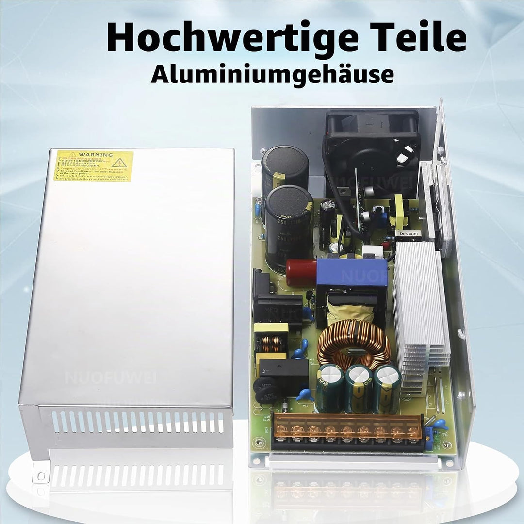 Trafo DC 12V 100A 1200W Netzteil Transformator Schalternetzteil 230V AC auf DC Netzteil 12V 100A 120