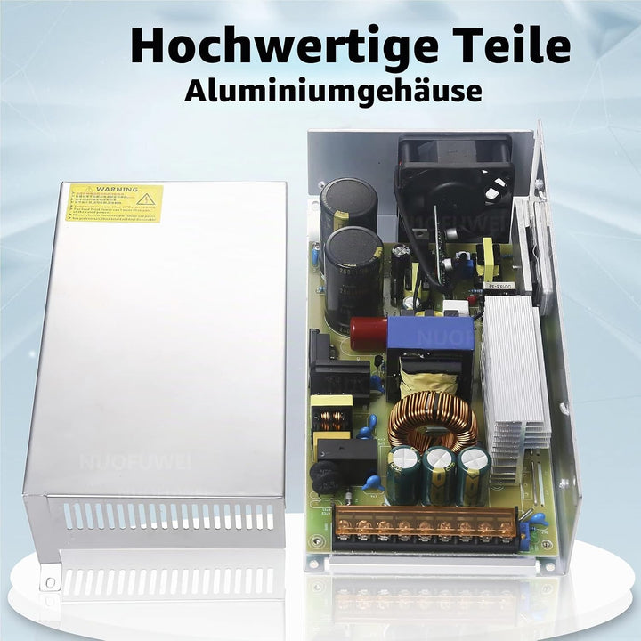 Trafo DC 12V 100A 1200W Netzteil Transformator Schalternetzteil 230V AC auf DC Netzteil 12V 100A 120