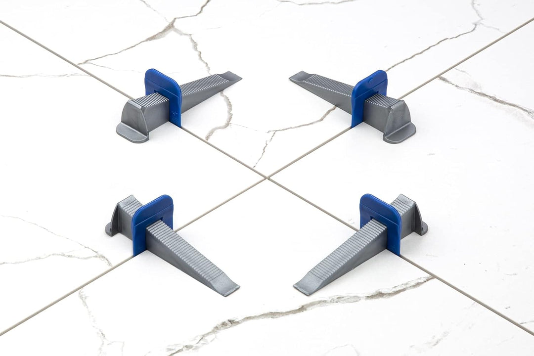 Fliesen Nivelliersystem 1mm 1,5mm 2mm Laschen, Fliesenstärke bis 15mm Fliesenkeile, Verlegehilfe Set