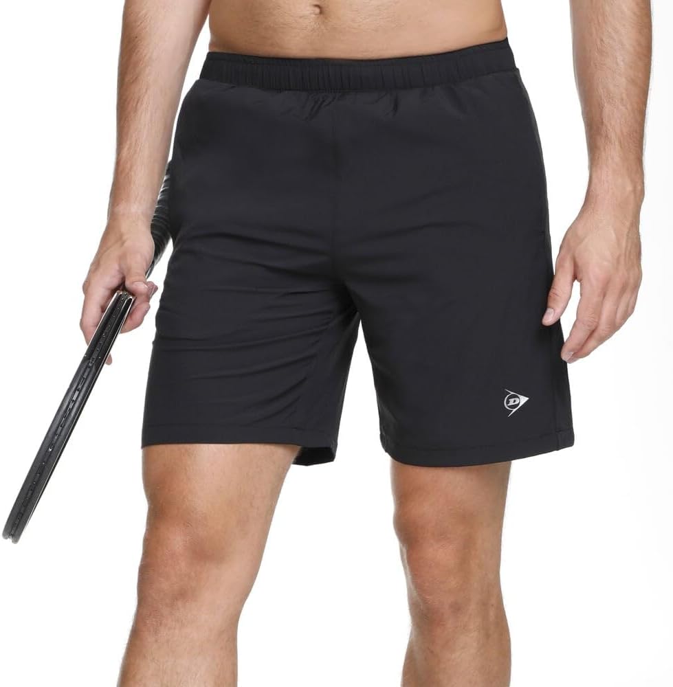 Dunlop Sports Herren Club Line Men Woven Short XXL Schwarz, XXL Schwarz