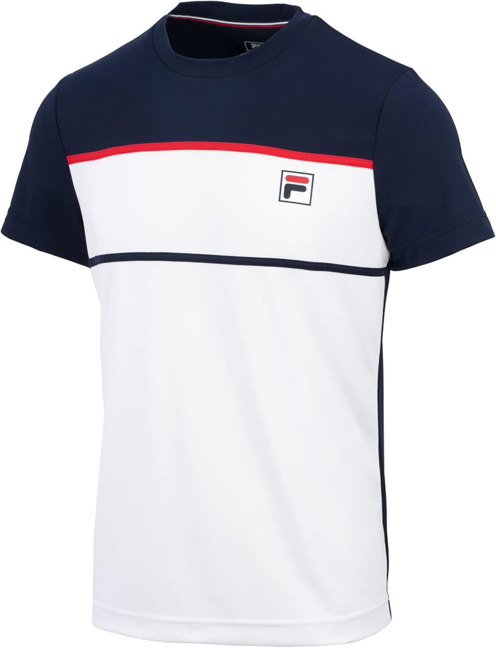 Fila Herren FBM211013E-004 T-Shirt, weiss, S