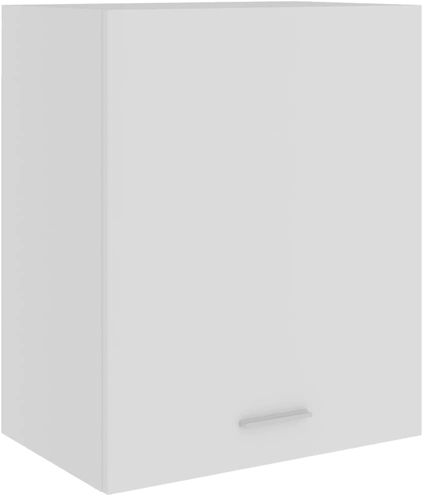 homiuse Hängeschränke 2 STK. Weiss 50x31x60 cm Holz KüChenschrank HäNgeschrank KüChe Vorratsschrank
