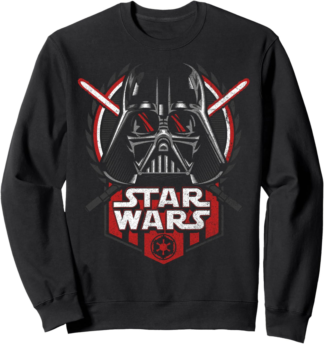 Star Wars Darth Vader Crossed Sabers Portrait Sweatshirt