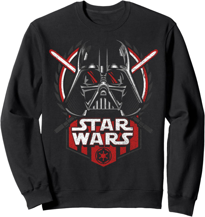 Star Wars Darth Vader Crossed Sabers Portrait Sweatshirt
