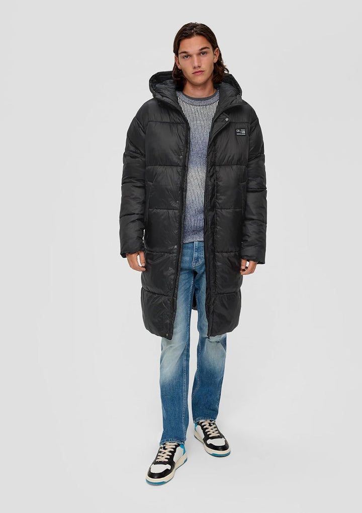 Q/S by s.Oliver Herren Outdoor Mantel L Schwarz, L Schwarz