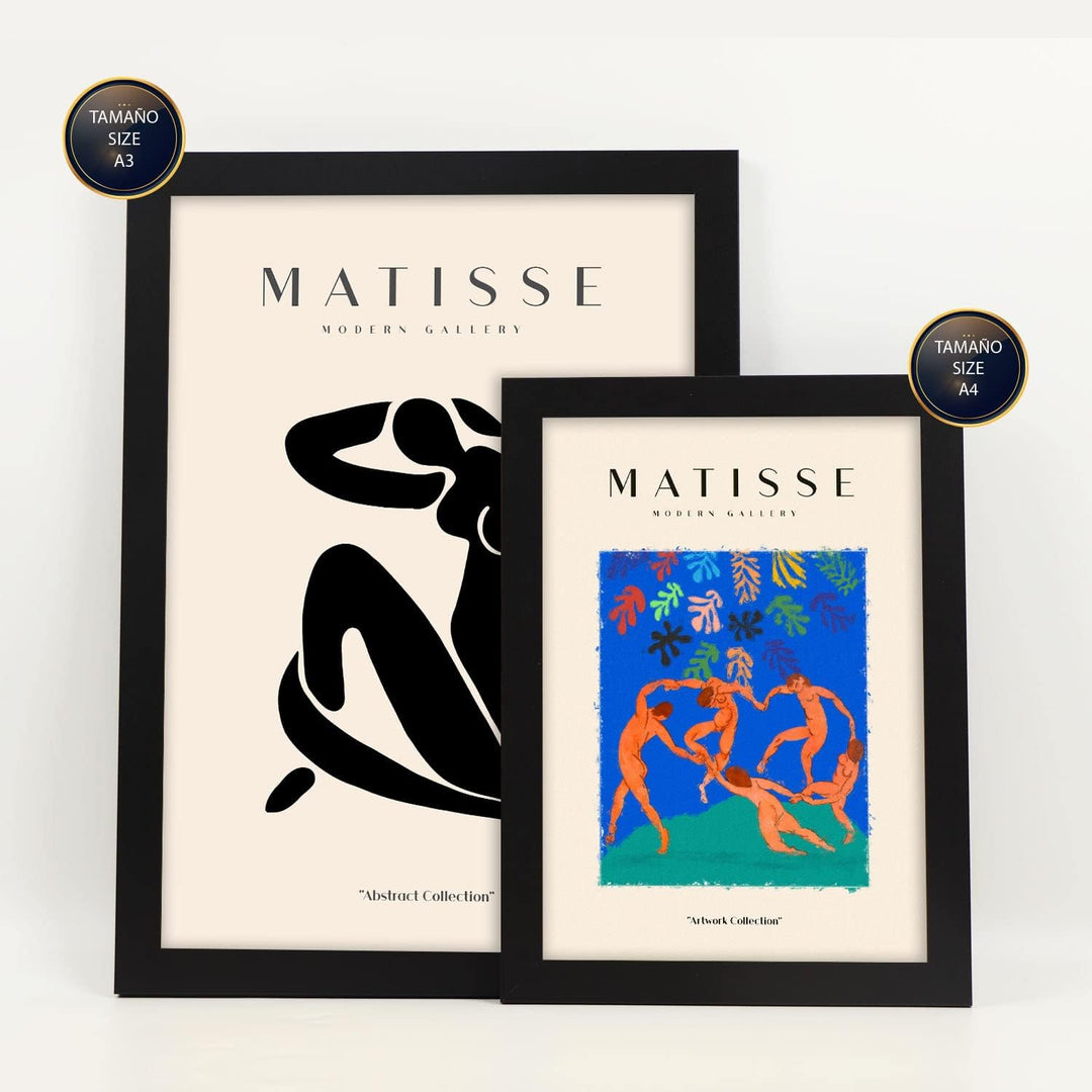 Nacnic Set mit 6 Postern von Picasso und Matisse. Abstrakte Gemälde. Drucke des Fauvismus und Surrea