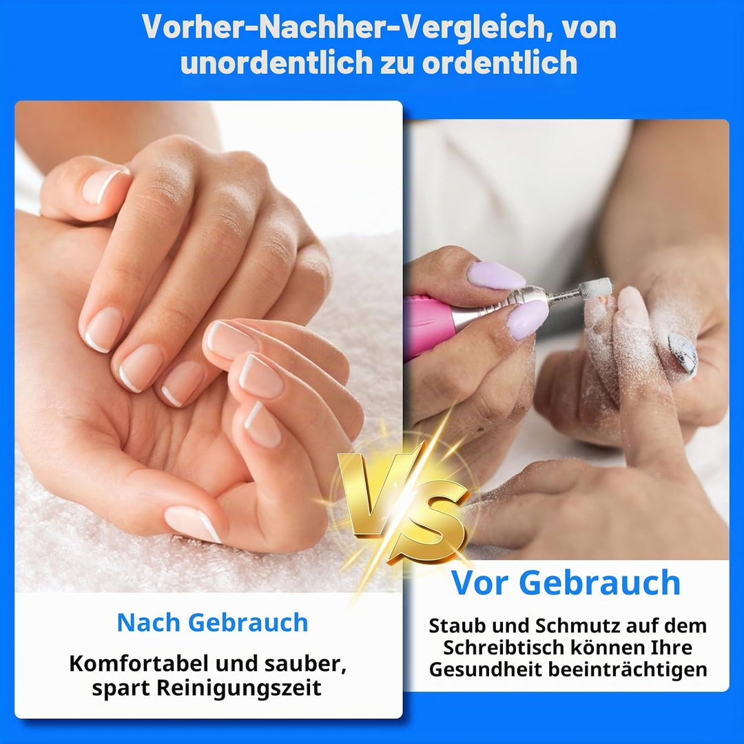 Nagel Staubsauger Professionelle Staubabsaugung Nagelstudio ,Leiser Nagelstaubsauger 4-Lüfter ,Nagel