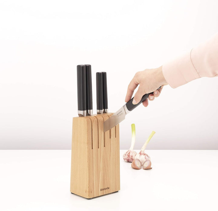 Brabantia Messerblock mit Messer, Schwarz, Einheitsgrösse