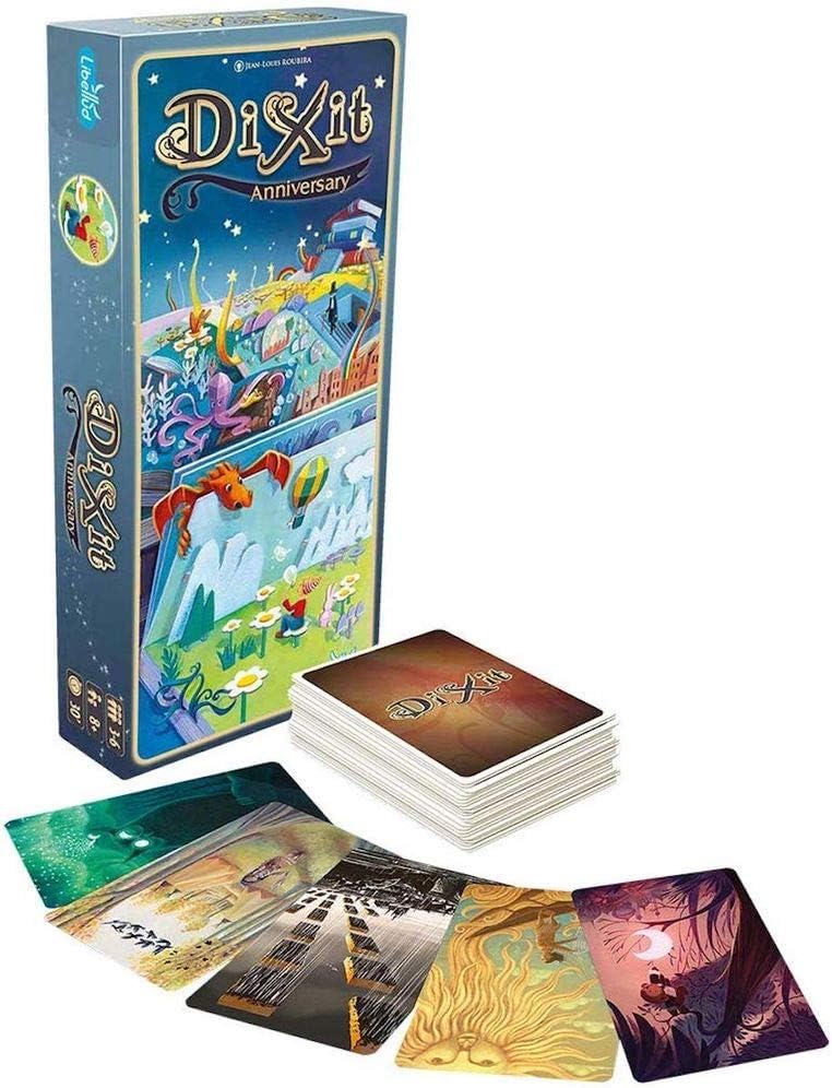 Libellud, Dixit 9 – Anniversary, Erweiterung, Familienspiel, Kartenspiel, 3-8 Spieler, Ab 8+ Jahren,