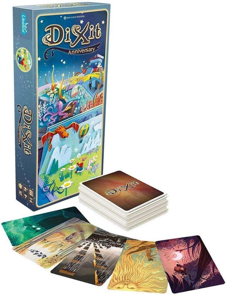 Libellud, Dixit 9 – Anniversary, Erweiterung, Familienspiel, Kartenspiel, 3-8 Spieler, Ab 8+ Jahren,