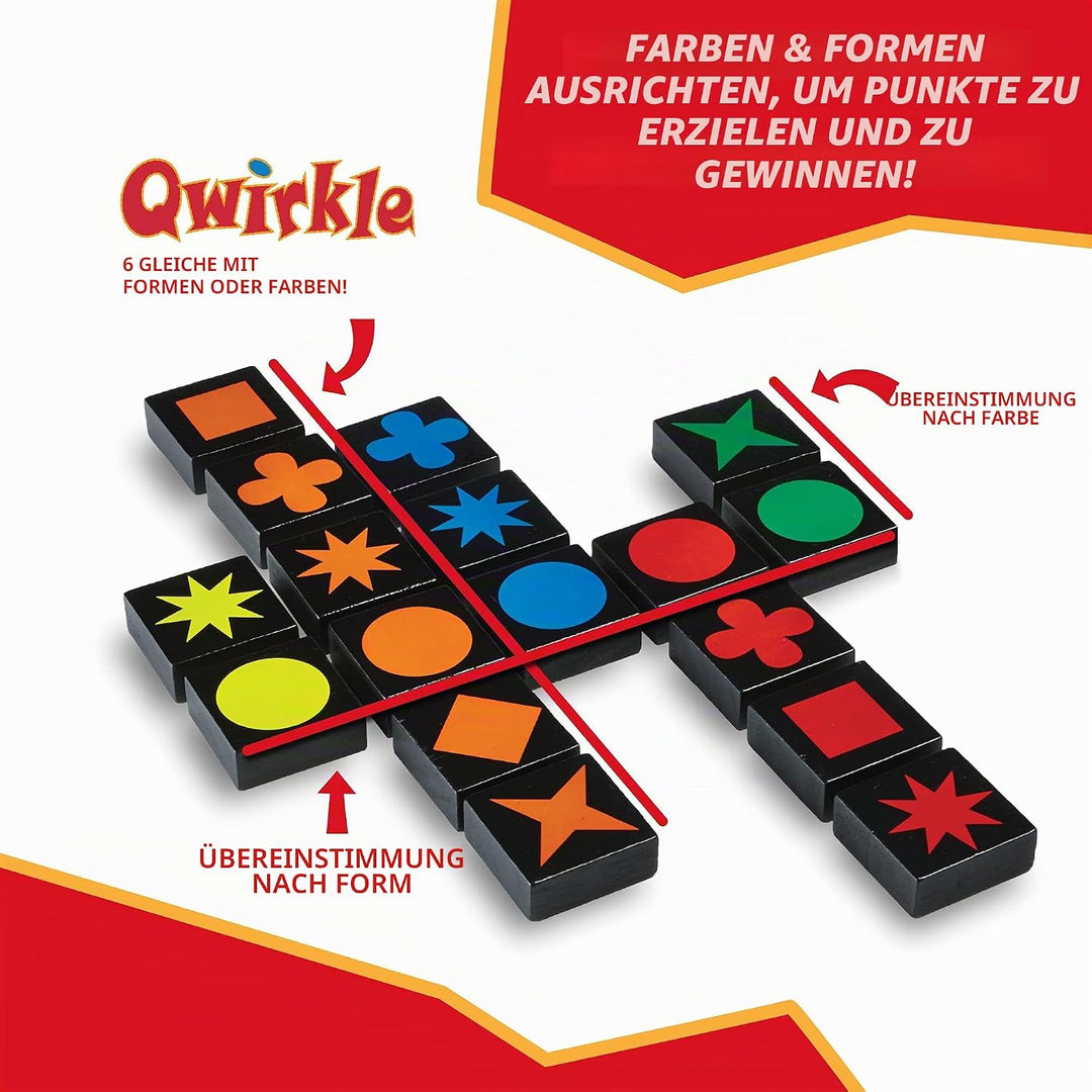 Qwirkle (englische Version) Qwirkle UK Alte Version, Qwirkle UK Alte Version