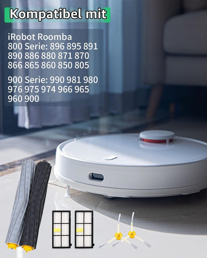 Ersatzteile für iRobot Roomba 800 900 Serie, Ersatzteile Bürsten Kompatibel mit 896 895 890 880 870
