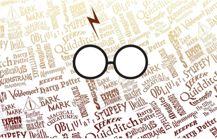 Tervis 1209497 Harry Potter - Glasses and Scar Becher mit Umwicklung und schwarzem Deckel, Tritan, K