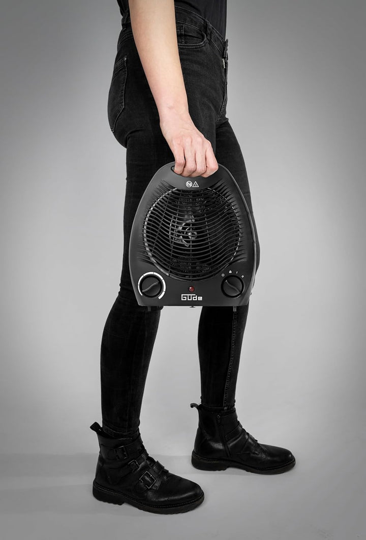 Güde Heizlüfter GH 2000 B (220-240 V, 2000 W Heizleistung, 2 Heizstufen: 1000/2000 W, Gebläseleistun