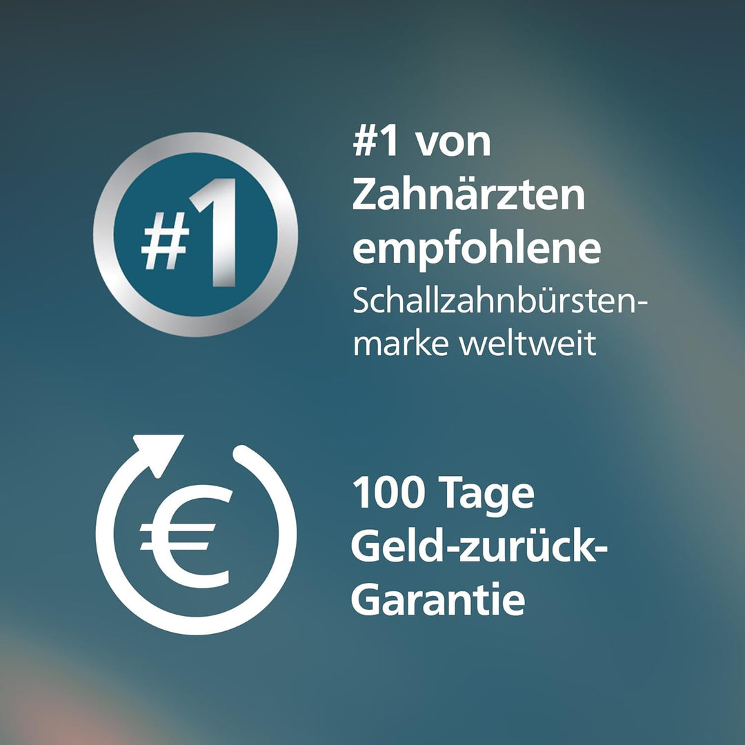 Philips Sonicare 7100 elektrische Zahnbürste, Schallzahnbürste mit App, 4 Putzmodi und 3 Intensitäts