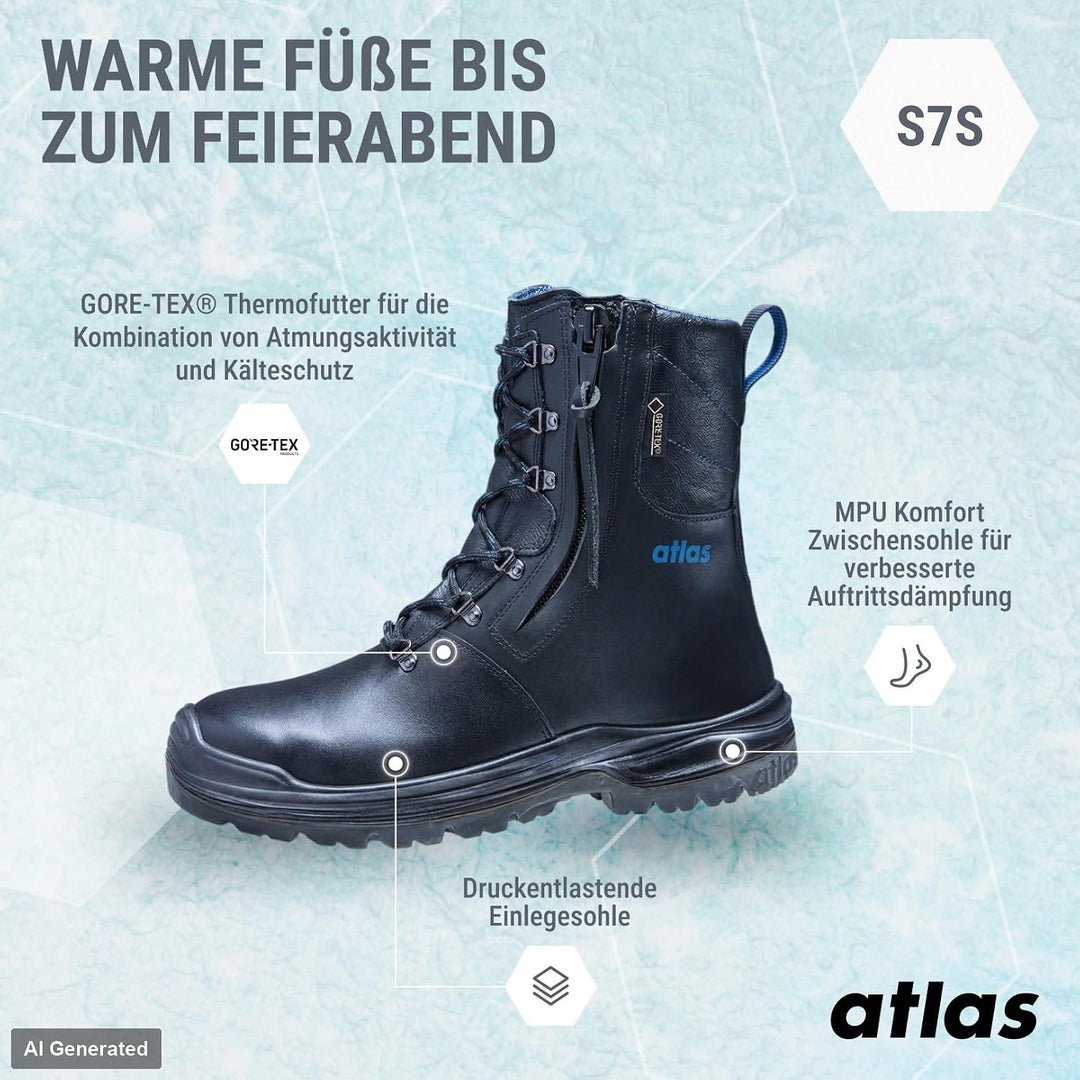 atlas 38 EU Schwarz, 38 EU Schwarz