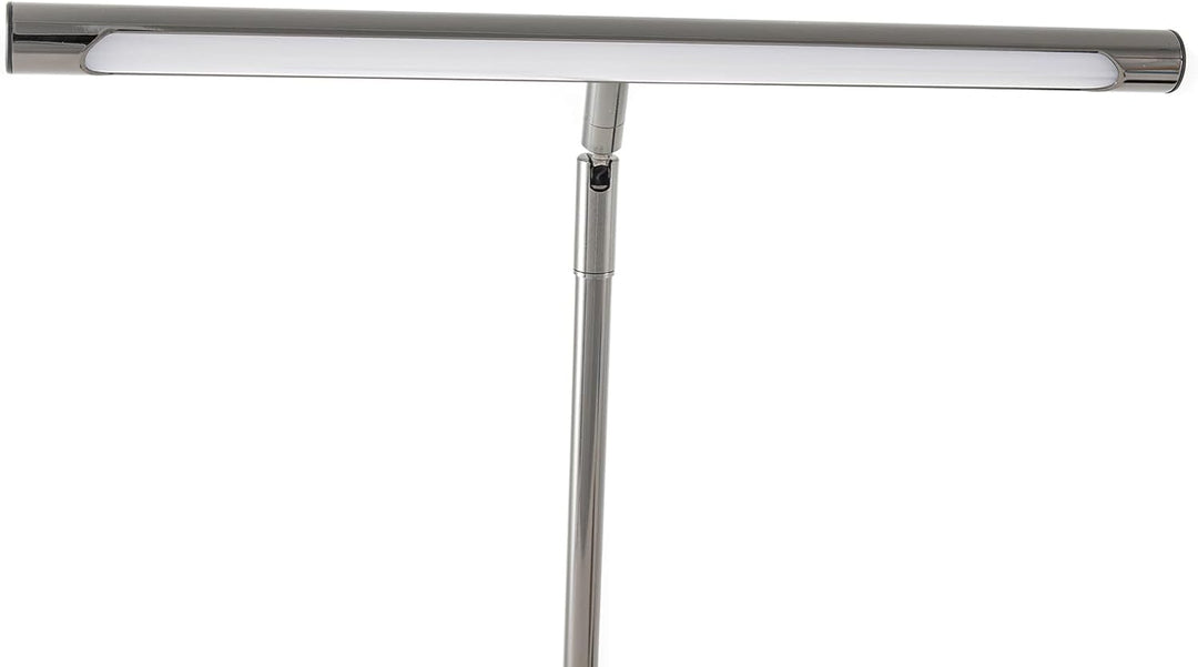 Gewa Pianolampe PL-78 schwarzchrom glänzend 5W LED mit Dimmfunktion, Einstellung Farbtemperatur, Alu