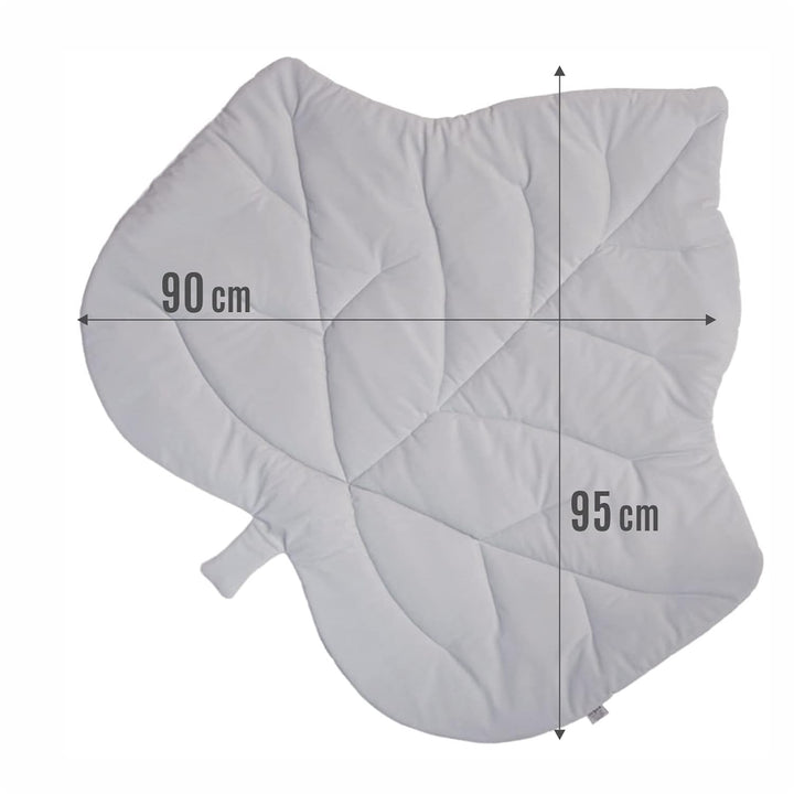 Krabbelmatte Baby Spielmatte Baby Schadstofffrei 100×90 cm - Blatt Krabbeldecke Spielmatte Kinder Ve