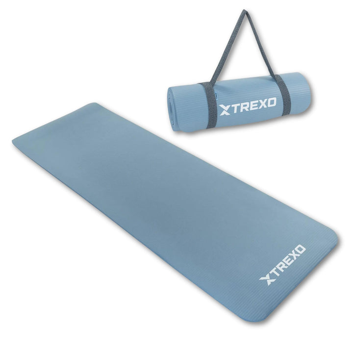 TREXO NBR Übungsmatte in Hellrosa 183 x 61 cm Material von aussergewöhnlicher Haltbarkeit und Flexib