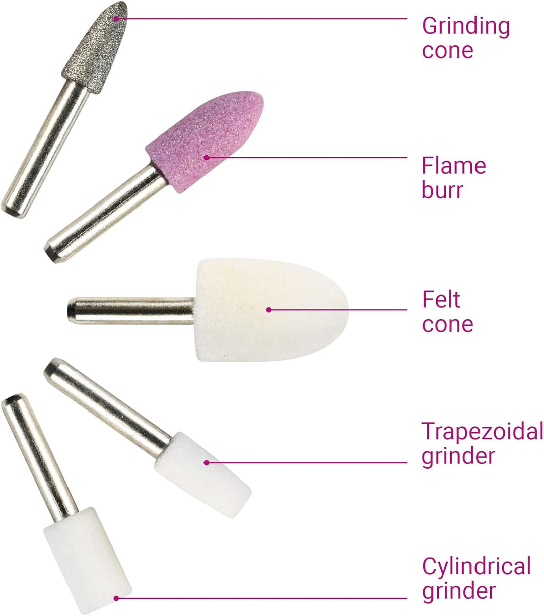medisana MP 810 elektrisches Maniküre &amp; Pediküre-Set mit 5 Nagelpflege Aufsätzen, für Nägel, Nagelha