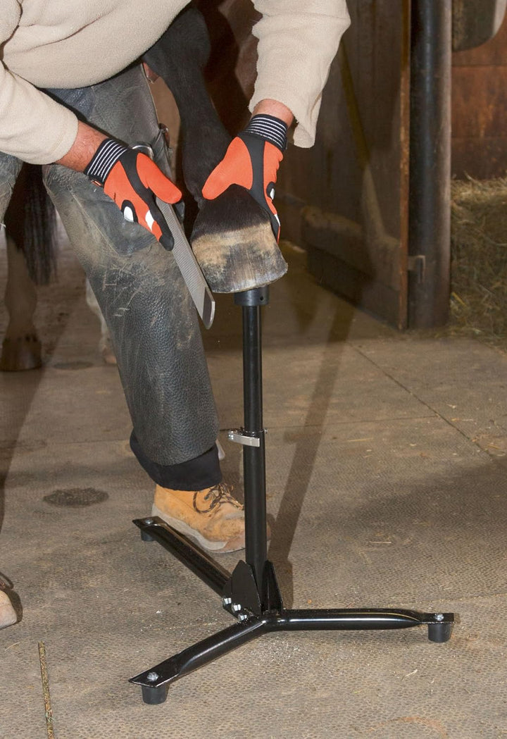 Kerbl Hufbock EcoFlex (einstellbarer Hufschmiedebock mit einstellbarer Höhe von 35-63 cm) 16180