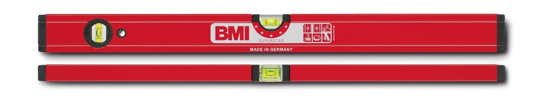 BMI 699100A Wasserwaage Superstar, Länge 100 cm, pulverbeschichtet