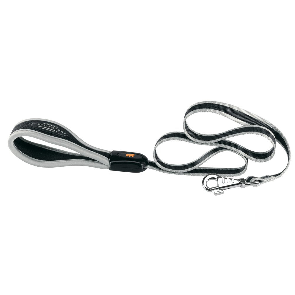 Ferplast ERGOCOMFORT Hundeleine aus Nylon, ergonomischer Griff, weiche Polsterung, Länge 120 cm x 1,