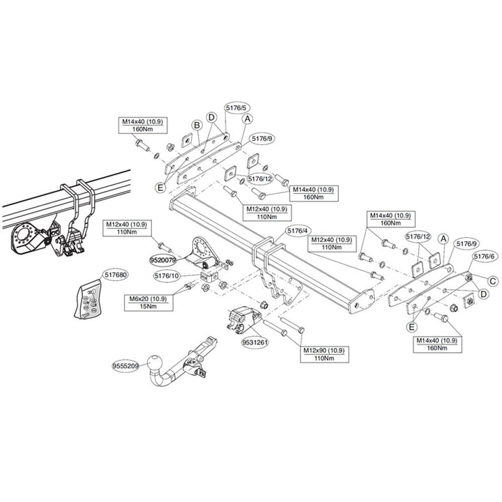 Thule Brink 517600 Anhängerkupplungen