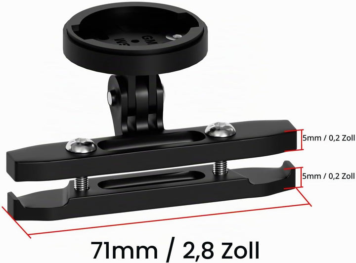 Fahrradsattel, verstellbare Halterung für Garmin Varia Radar, leichte Aluminium-Legierung, Sitzschie