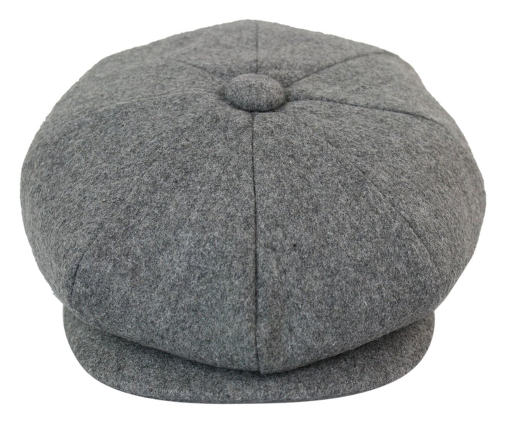 TruClothing.com Herren Mütze Fischgräte Tweed Design Grandad Stil Rabatt Preis S Grau, S Grau