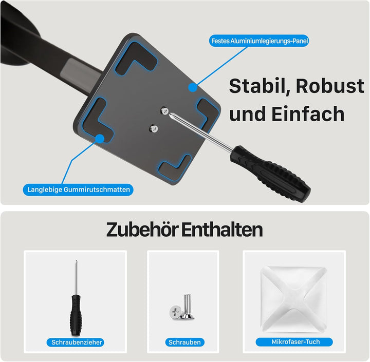 AirPods Max Ständer mit Schlafmodus, Aluminium Kopfhörerhalterung für Schreibtisch, rutschfest & kra