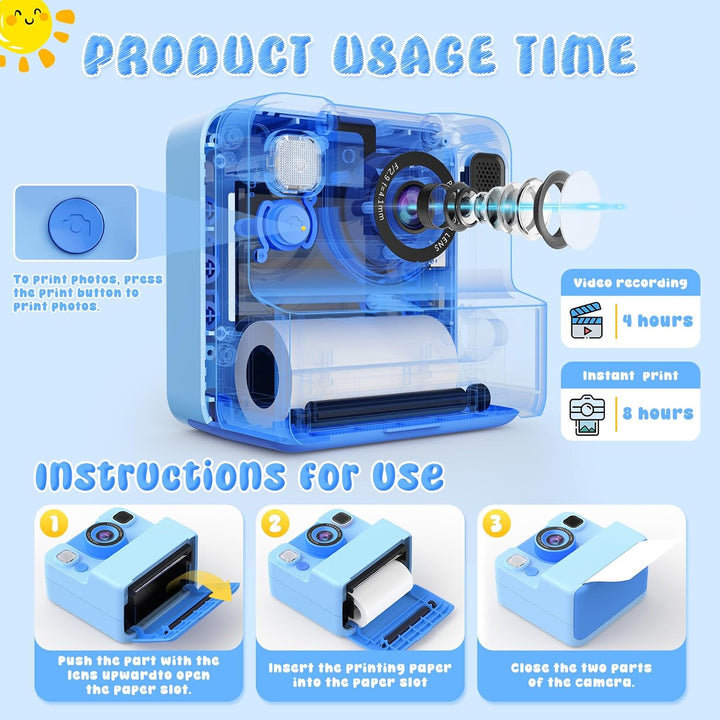 Kinder Kamera (Blue-2)