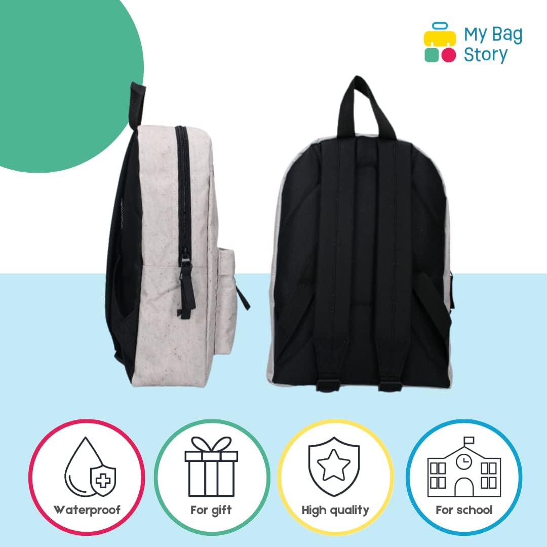 mybagstory - Rucksack – Mickey Mouse – Grau – Disney – Kinder – Schule – Kindergarten – Kindergarten
