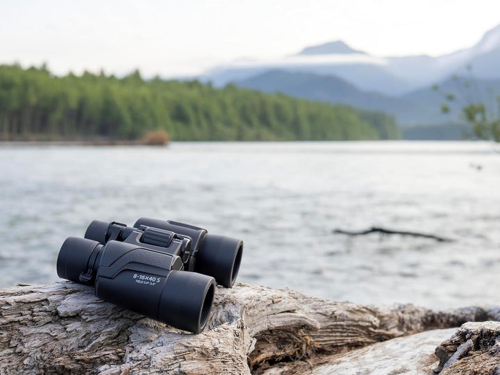 OM SYSTEM Fernglas 8-16x40 S mit Trageriemen, Tasche und 15 Jahre Herstellergarantie. Klare Bilder,