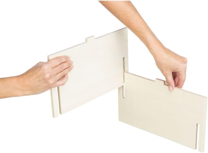 TRIXIE 'Kleintier Eckhaus ohne Klammern und Nägel für Meerschweinchen und Zwergkaninchen Haus Thore,