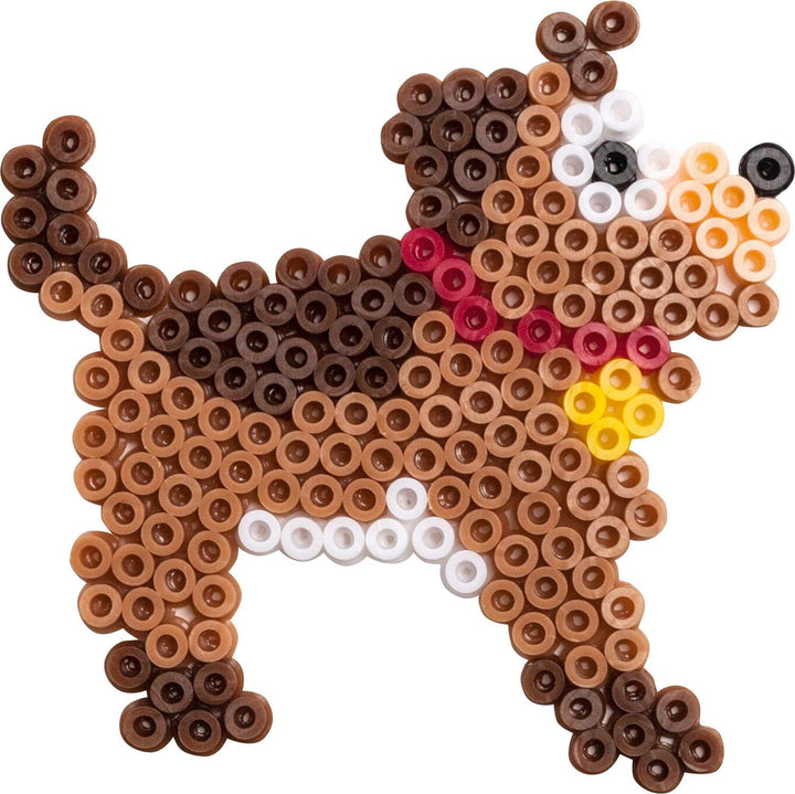 folia 73219 - Bügelperlen im Eimer, 30.000 Stück sortiert in 22 verschiedenen Farben, Durchmesser ca