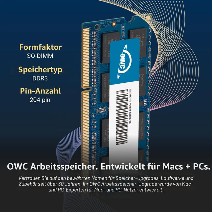 OWC - 32GB Memory Upgrade Kit - 4 x 8GB PC14900 DDR3 1866MHz SO-DIMMs für 27-inch iMac Retina 5K Dis