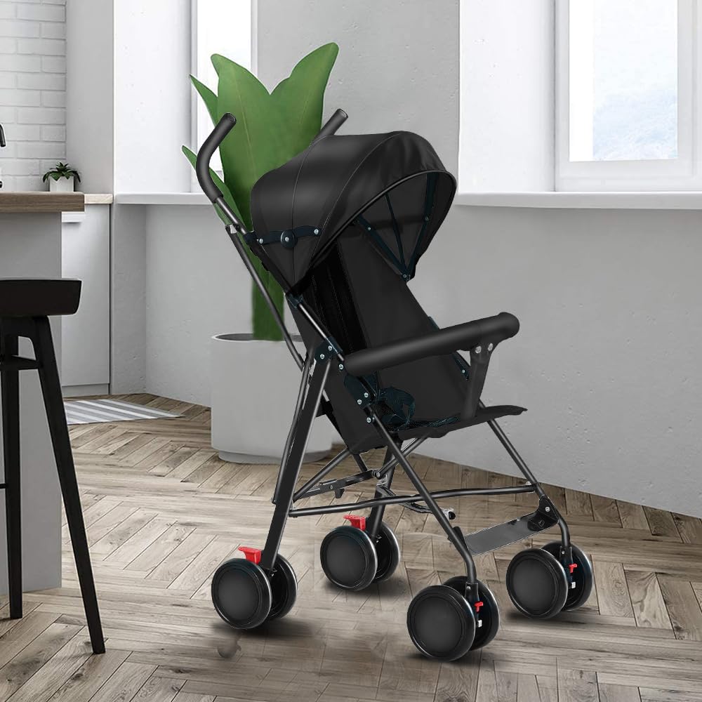 OHMG Kinderwagen CITY Buggy Kinderbuggy klappbar Sportwagen Faltbar 360° Räder Inkl. Sonnen- und Mos