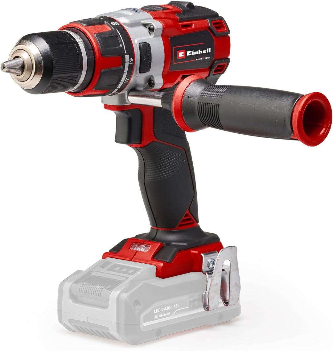 Einhell Akkuschrauber TE-CD 18 Li Brushless Solo Power X-Change (Li-Ion, Rot, 18 V, 2 Gang, 60Nm/Bru