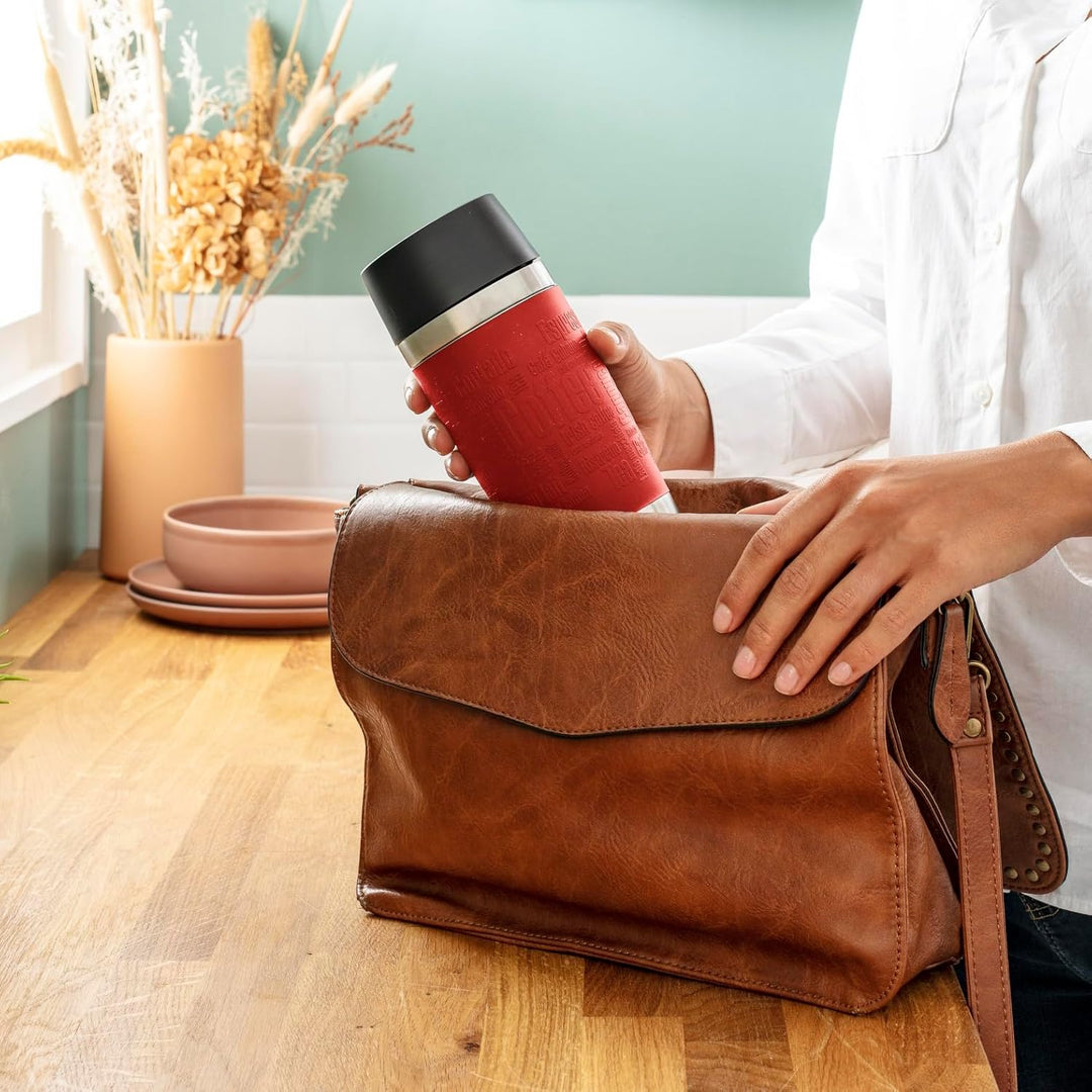 Emsa 513356 Travel Mug Classic | 360 ml | Thermobecher | Isolierbecher | hält 4h heiss/ 8h kalt | 10