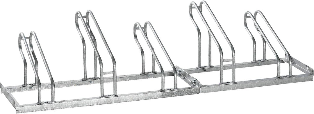 EUROKRAFT Fahrradständer, Bügel aus Stahlrohr, Radeinstellung einseitig - 5