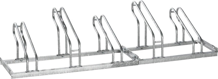 EUROKRAFT Fahrradständer, Bügel aus Stahlrohr, Radeinstellung einseitig - 5