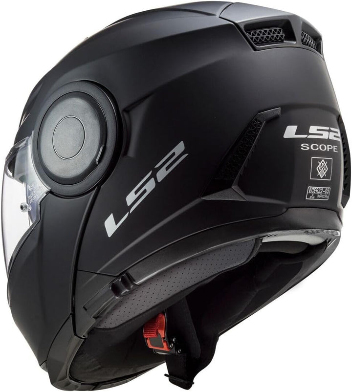 LS2 Motorradhelm FF902 SCOPE SOLID MATT BLACK, Schwarz, XXL XXL Schwarz, XXL Schwarz