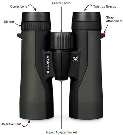 Vortex Crossfire HD 12x50 New, CF-4314, Grün 12 x 50, 12 x 50