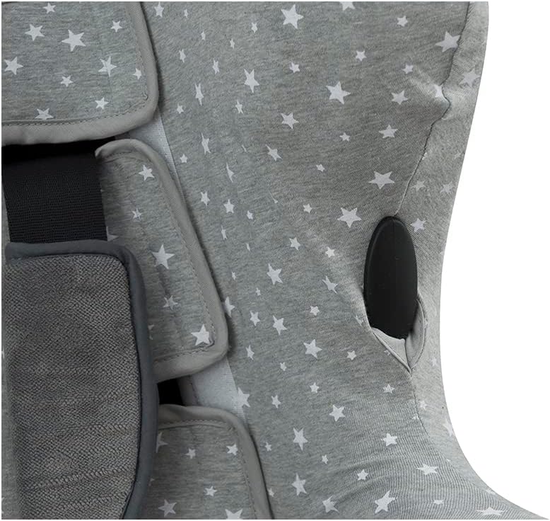 JYOKO KIDS Bezug für Bébé Confort Iseos Neo (WHITE STAR), WHITE STAR