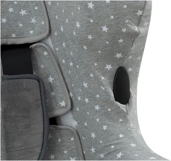 JYOKO KIDS Bezug für Bébé Confort Iseos Neo (WHITE STAR), WHITE STAR