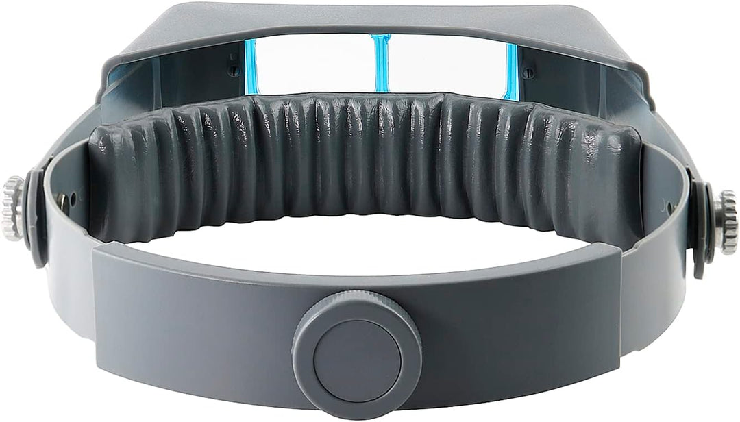 Meichoon Kopflupe Mit 4 Linsen 1,5X 2X 2,5X 3,5X Freihändiges Kopfband Lupe Zum Lesen Schmuck Identi