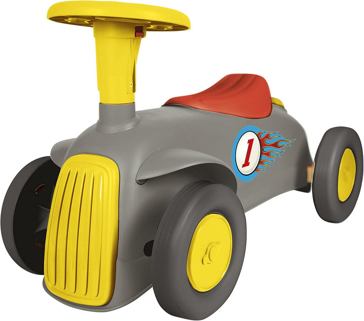 Clementoni Vintage Rennwagen 17700 Made in Italy Play for Future Lauflernwagen Mehrfarbig Kinderspie